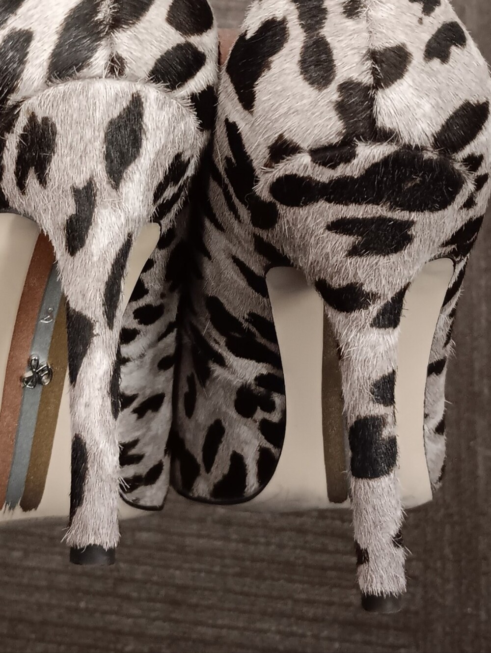 Sam Edelman Hazel Cow Hair Leopard Print Pumps Heels Sz 8 - Picture 10 of 10